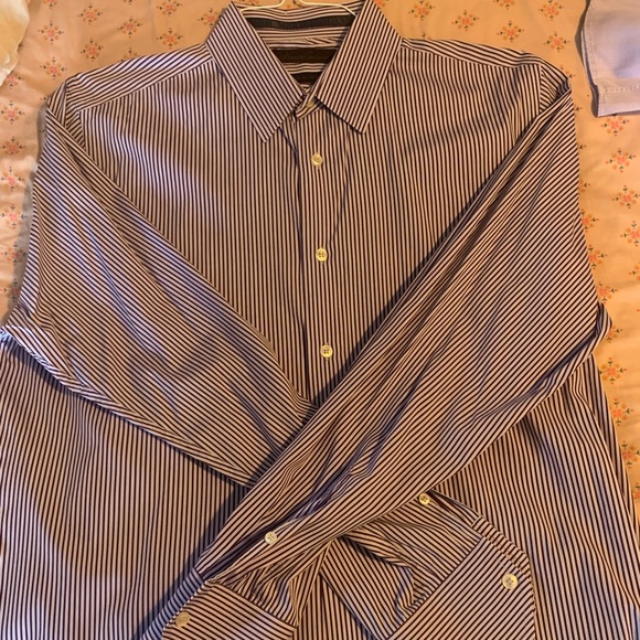 Kenneth Cole New York Striped Dress Shirt - Picture 3 of 7